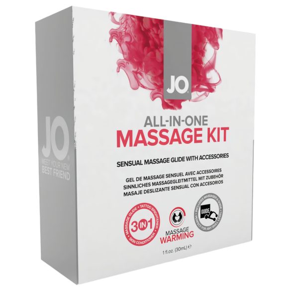 System JO All-in-one - Verwarmend massage set (3 stuks)