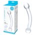GLAS - dubbelzijdige G-spot glazen dildo (transparant)