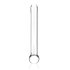 GLAS - Klassieke glazen dildo (transparant)