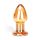 GLAS Over Easy - glazen anaalplug (goud)