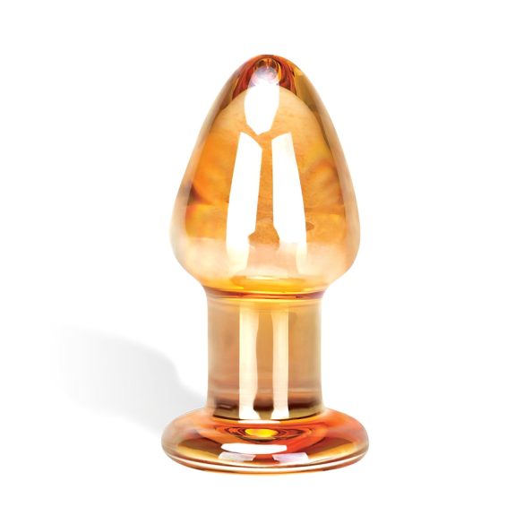 GLAS Over Easy - glazen anaalplug (goud)
