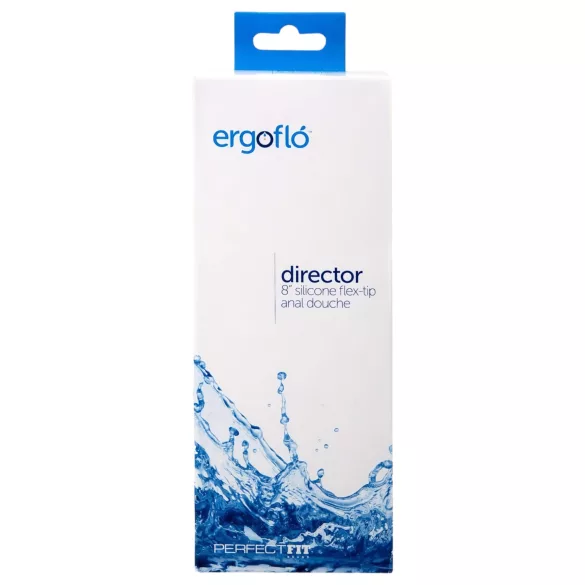 Perfect Fit Ergoflo Director - anale douche - zwart