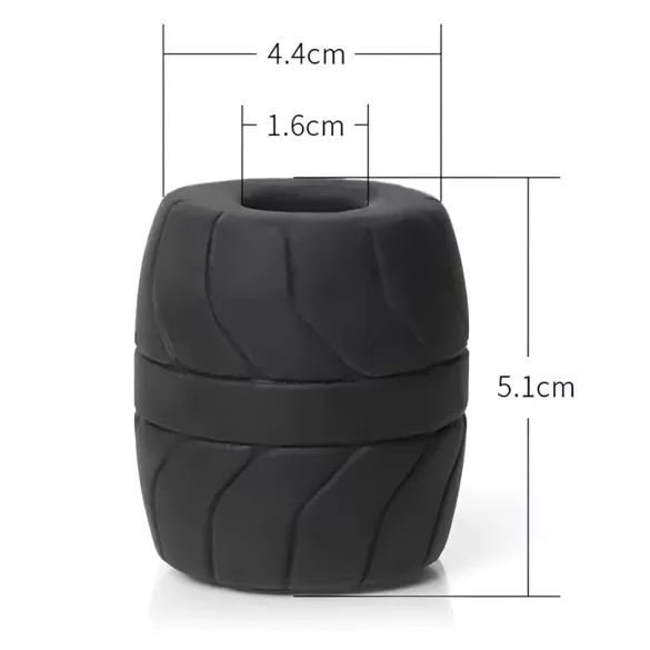 Perfect Fit - SilaSkin ballenring en stretcher (zwart)