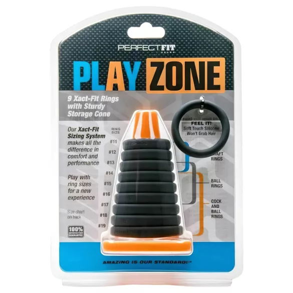 Perfect Fit - Play Zone - peniskoker en verlengset (9-delig)