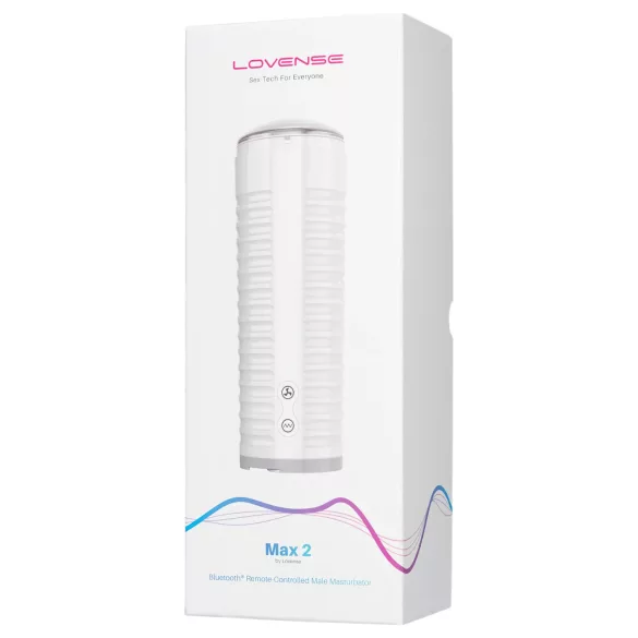 Lovense Max 2 - App-gestuurde masturbator voor mannen (wit)