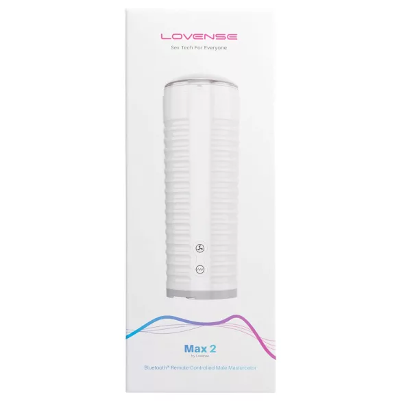 Lovense Max 2 - App-gestuurde masturbator voor mannen (wit)