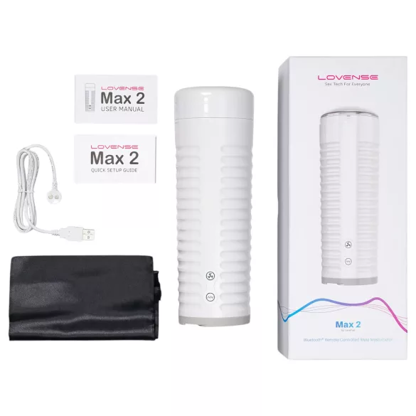 Lovense Max 2 - App-gestuurde masturbator voor mannen (wit)