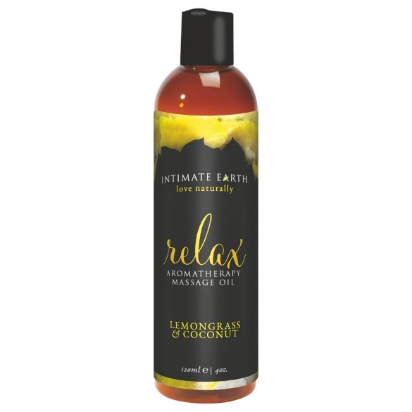 Intimate Earth Relax - Massageolie - Citroenmelisse-Kokos (120ml)