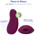 Dame Pom - oplaadbare clitoris vibrator (paars)