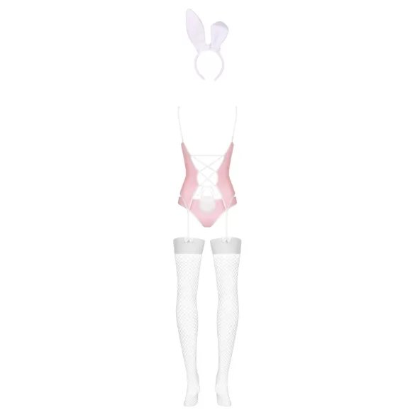 Obsessive - konijnenpakje dames - roze - L/XL
