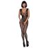 Obsessive N112 - bodystocking met engelenvleugels - zwart - S-L