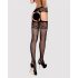Obsessive S500 – net jarretelset - zwart (S-L)