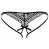 Obsessive Picantina - Dubbele Bandjes Dames Slip (zwart)