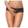 Obsessive Merossa - open string met strass - zwart
