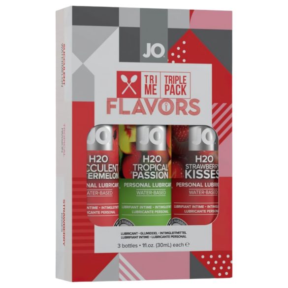 JO System smaken - glijmiddel set (3x30ml)