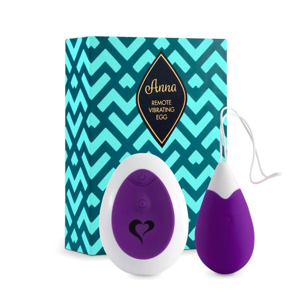 FEELZTOYS Anna - Oplaadbaar Vibrerend Ei met Afstandsbediening (Paars)