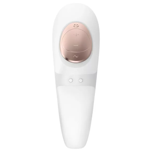 Satisfyer Pro 4 Couples - oplaadbare luchtdruk-vibrator voor koppels (wit)