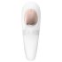 Satisfyer Pro 4 Couples - Oplaadbare luchtgolvenvibrator voor koppels (wit)