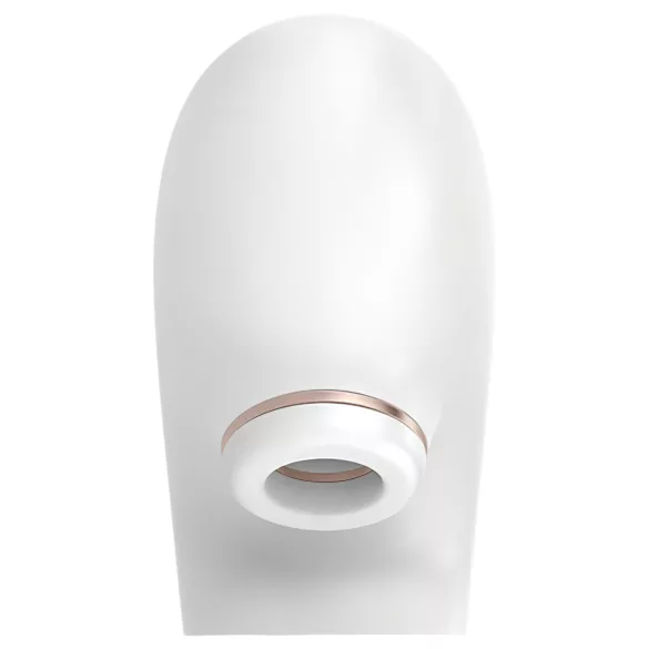 Satisfyer Pro 4 Couples - oplaadbare luchtdruk-vibrator voor koppels (wit)