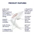 Satisfyer Pro 4 Couples - oplaadbare luchtdruk-vibrator voor koppels (wit)