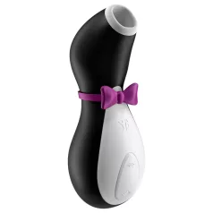   Satisfyer Penguin - clitorisstimulator - oplaadbaar en waterdicht - zwart/wit
