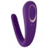 Satisfyer Double Classic - waterdichte, oplaadbare paarvibrator (paars)