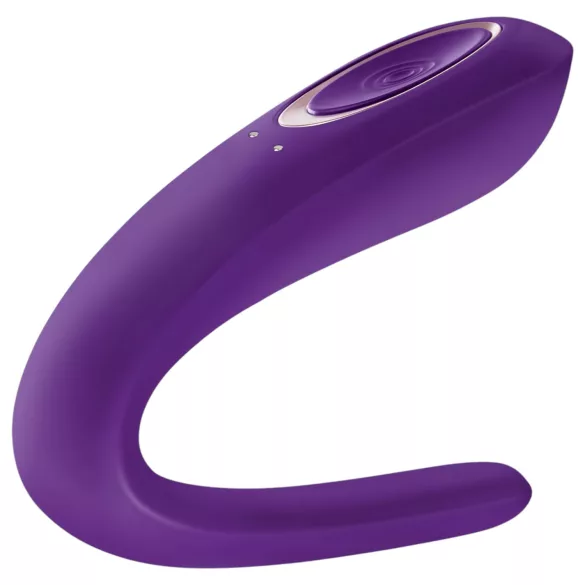 Satisfyer Double Classic - waterdichte, oplaadbare paravibrator (paars)