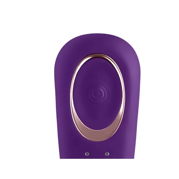 Satisfyer Double Classic - waterdichte, oplaadbare paravibrator (paars)