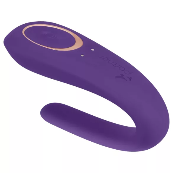 Satisfyer Double Classic - waterdichte, oplaadbare paravibrator (paars)