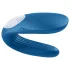 Satisfyer Double Whale - 2-motorige koppelsvibrator (blauw)