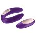 Satisfyer Double Plus Remote - draadloze, oplaadbare paar vibrator (paars)