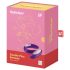 Satisfyer Double Plus Remote - draadloze, oplaadbare paar vibrator (paars)