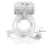 Screaming O - oplaadbare vibrerende penisring met sterdesign (transparant)