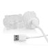 Screaming O - oplaadbare vibrerende penisring met sterdesign (transparant)