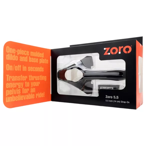 Perfect Fit - strap-on dildo - 14cm - zwart