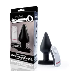 Screaming - anale vibrator plug XL - zwart