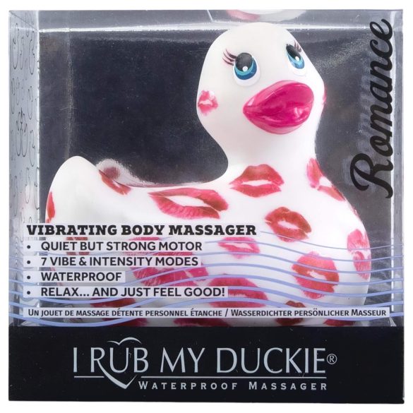My Duckie Romance 2.0 - waterproof clitoris vibrator - wit/roze