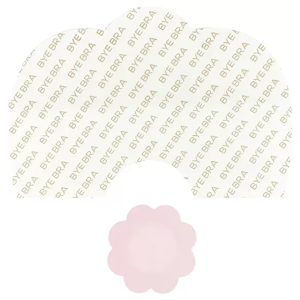 Bye Bra - onzichtbare borstlift tape - D-F cup - roze (6 stuks)