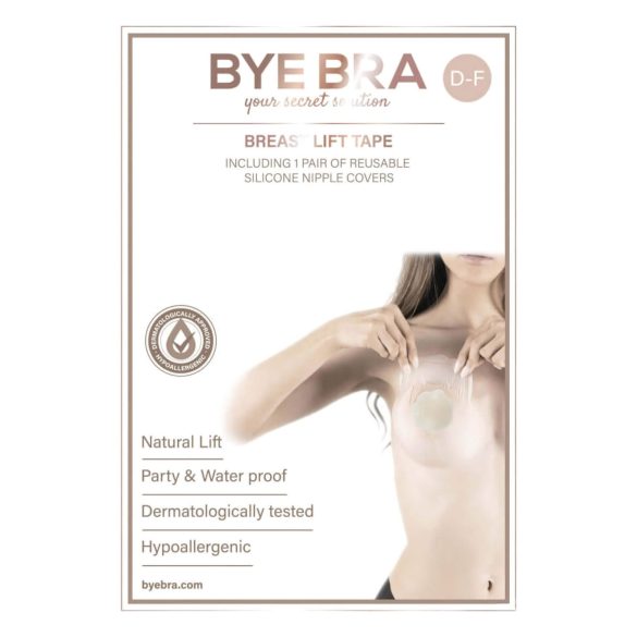 Bye Bra D-F onzichtbare lift - nude (3 paar)