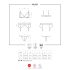 Obsessive 810-SEG-2 - kanten lingerieset (wit)