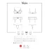 Obsessive Wonderia - lingerie set - geborduurd kant - zwart - L/XL