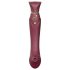 ZALO Queen - G-spot en clitorisvibrator met luchtwaves (rood)
