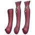 ZALO Queen - G-spot en clitorisvibrator met luchtwaves (rood)