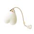 ZALO Baby Heart - slimme waterdichte clitorisvibrator (wit)