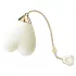 ZALO Baby Heart - slimme waterdichte clitoris vibrator (wit)