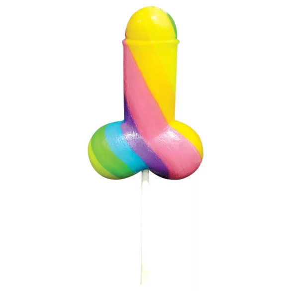 Rainbow Cock Pop - piemel-lolly (85 g) - fruitsmaak