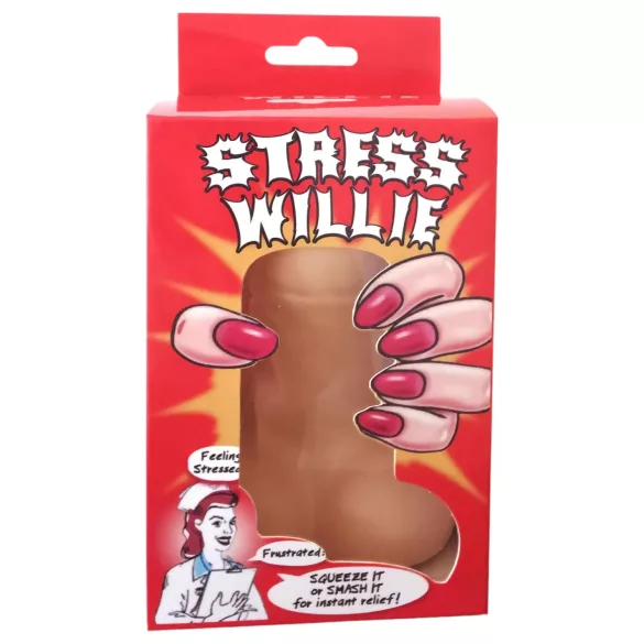 Stress Willie - stressbal - penisvorm - natuurrubber