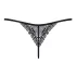 Obsessive Intensa - dames string - kanten bandjes - zwart