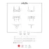 Obsessive Heartina - lingerie set - zwart