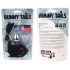 / FEELZTOYS Bunny Tails - metalen anaalplug met konijnenstaart (zilver-zwart)